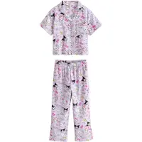 Next Nattøj 'Hello Kitty' lavendel / rosé / sort / hvid