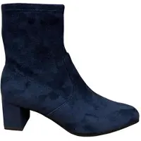 Caprice Bootie, blue, made of Textiles with Block heel, Size 36