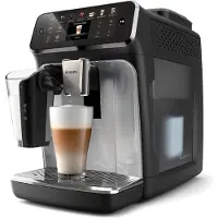 Philips Series 4400 EP4446 - automatic coffee machine with milk frother - 15 bar - black / silver