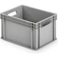 Alutec 75040, Opbevaringsboks, Grå, Rektangulær, Polyethylen, Polypropylen (PP), Monokromatisk, Universel