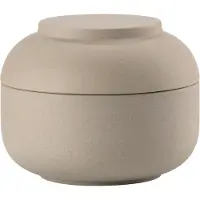 Zone Denmark Sensu krukke med låg Ø10,5x7,5 cm Taupe