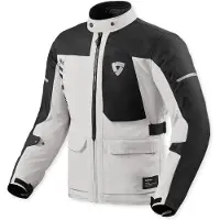 REV'IT! Konvergent H2O Tekstiljakke Sølv/Sort 2XL