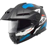 Schuberth E2 Trail Klaphjelm Hvid/Blå/Rød 61