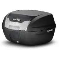 Shad SH40 motorcykel topboks + monteringsplade