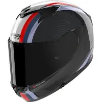Nolan X-904 ULTRA CARBON GEMINI Integralhjelm Hvid/Blå/Rød M