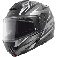 Schuberth C5 Zenith Klaphjelm Grå/Sort 65