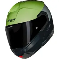 Nolan N90-3 06 Maling Spec. Klaphjelm Sort/Grøn L