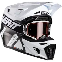 Leatt 9.5 Carbon+velocity 6.5 Iriz Off-road Hjelmsæt