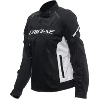 Dainese Air Frame 3 Dame- Tekstiljakke (IT44) Sort/Hvid 38