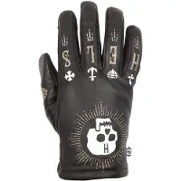 Helstons Kustom Hiver Skull Læderhandsker