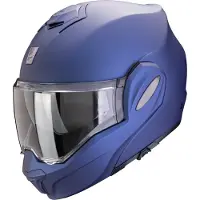 Scorpion Exo-Tech Evo Pro Klaphjelm Mat/Blå XS