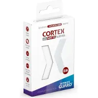 Ultimate Guard Cortex Yttre kort ärmar 60 japansk storlek TCG-ärmar 62 x 89mm vit bakmatt matt slut ingen PVC och syrofri hög tydlighet