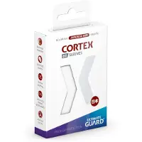Ultimate Guard Cortex Yttre kort ärmar 60 japansk storlek TCG-ärmar 62 x 89 mm vit baksida glansig finish Ingen PVC och syrfri hög tydlighet