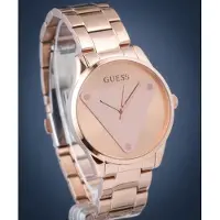 GUESS Analogt ur 'Emblem' rosa guld
