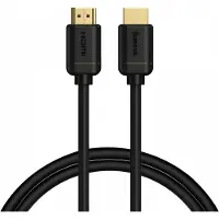 Baseus 2x HDMI 2.0 4K 60Hz kabel, 3D, HDR, 18Gbps, 3m (sort)