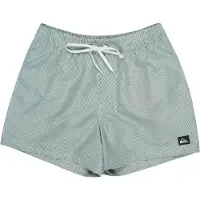 Quiksilver Badeshorts 'DELUXE 1' mørkegrøn / hvid