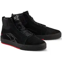 Alpinestars Rid-63 læder Sneakers Sort/Neon-rød 13
