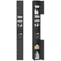SoBuy BZR34-II-SCH Smal badeværelsessøjle 20x180 cm