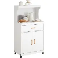 SoBuy Mikrobølgeskab FSB12-W, 62x119x40 cm