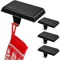 Jojomino Multi-Purpose Hooks Fireplace Gifts Stocking Hangers Metal Table Storage Racks Garland Mantel Clips for Home