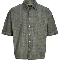 Jack & Jones Overdyed Plus Size Kortærmet Skjorte