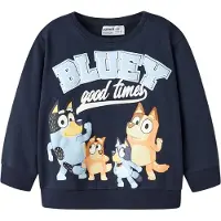 Name it Sweatshirt 'NMMJUST BLUEY' navy / lyseblå / gul / orange