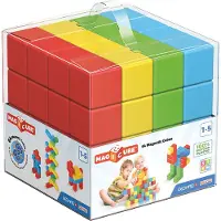 Geomag Magnetsæt - Magicube - Full Color Recycled - 64 Dele - - OneSize - Magnetlegetøj