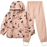 Liewood Regntøj - PE - Pedia - Mega Cherry Heart/Rosey Mix - - 8 år (128) - Regntøj