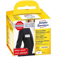 Avery-Zweckform Selvklæbende navneetiketter 4,1x8,9 cm hvid - (200 stk.)