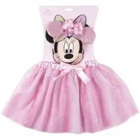 Disney Minnie Mouse Rosa børnekjole og hårbåndsæt