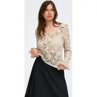 ONLY Bluse 'ONLPEARLINA' beige
