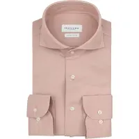 Profuomo Japansk Strikket Skjorte Dark Pink Lyserød måle