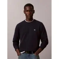 Calvin Klein Jeans Sweatshirt mørkeblå / hvid