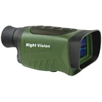 Zandona Digital Night-Vision Monocular 40MP 2.5K Infrared Telescope 6X Optical Magnification 8X Digital Zoom ArmyGreen