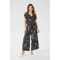 Kaffe Jumpsuit 'Beathe' sort / hvid