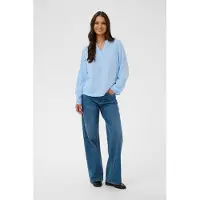 Kaffe Bluse 'KAInna' pastelblå / lyseblå