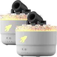 Typecat stk. mini kanon luftfugter aromadiffuser med 2 tilstande 7 farver LED T