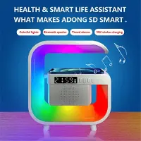 Typecat Trådløs oplader Bluetooth 5.0 højttaler multifunktionel FM TF RGB N