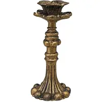 Typecat Retro Guld Lysestage Ornamenter Fotorekvisitter Stue Spisebord
