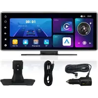 Typecat 11,26 tommer dashcam trådløs carplay og Android Auto bil wifi GPS navigation
