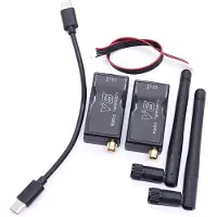 Kepptory 3DR Radio Telemetry V6 1000MW Air and Ground Data Transmit Module with OTG Cables for 6C PRO 915MHZ