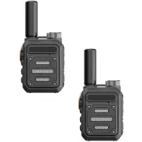 Kepptory 2Pcs 30W Walkie Talkie PMR 446 USB Portable Two-Way Radio Dual PTT Walkie-Talkies Portable Radio