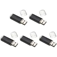Kepptory 5X USB Memory Stick Flash Pen Drive U Disk for PS3 PS4 PC TV Color:Black Capacity:1GB