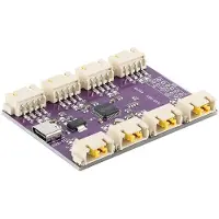 Kepptory USB to 8 Channels Ways TTL Serial Port USB Type-C Interface 6Mbps High-Speed CH348 Chip Communication Conversion Module