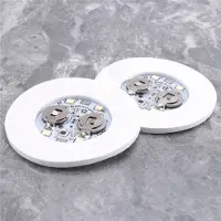 Typecat LED-coaster, 12-pak lysende coasters, LED-flaskelys, LED-klistermærkefirma
