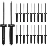 Typecat 20 Pcs Tri-Grip Rivet with 20 O Rings Long Grip Tri-Fold Tri Bulb for Deep Water Installing Kayak, Canoe and Boat
