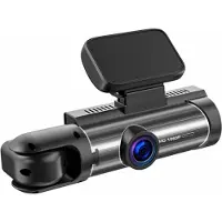 Typecat Dobbelt dashcam foran og indvendigt, dashcams til biler med IR-nattesyn