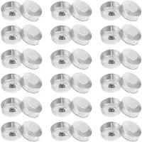 Typecat 100 sæt aluminium fyrfadslys kopper lys kop etui tomme voksbeholdere