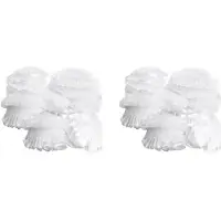 Typecat 100 Pcs Disposable Rabbit Cage Liner, Clear Plastic Bunny Cage Liner Bag Universal Toilet Film for Bunny Guinea