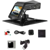 Torribaly 1080P Full HD Dash Cam Car Video Driving Recorder with Center Console LCD Car DVR Video Recorder Parking Monitor